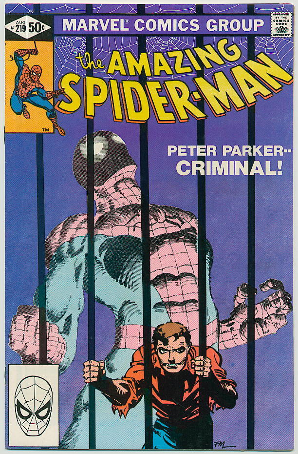Image of Amazing Spider-Man 219 provided by StreetLifeComics.com