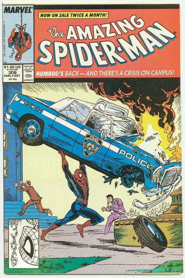 Image of Amazing Spider-Man 306 provided by StreetLifeComics.com