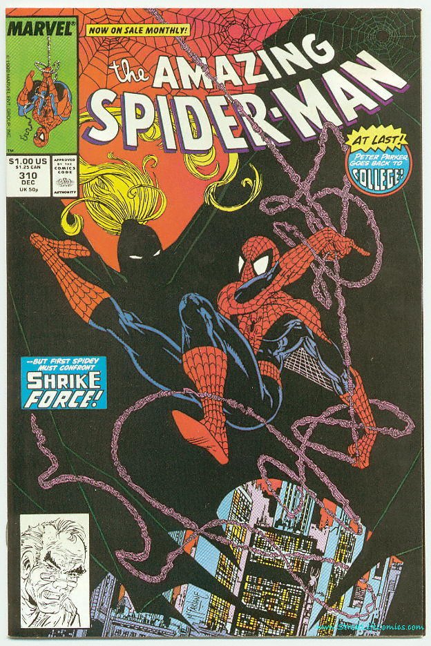Image of Amazing Spider-Man 310 provided by StreetLifeComics.com