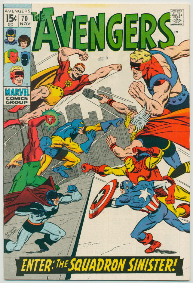 Image of Avengers 70 provided by StreetLifeComics.com