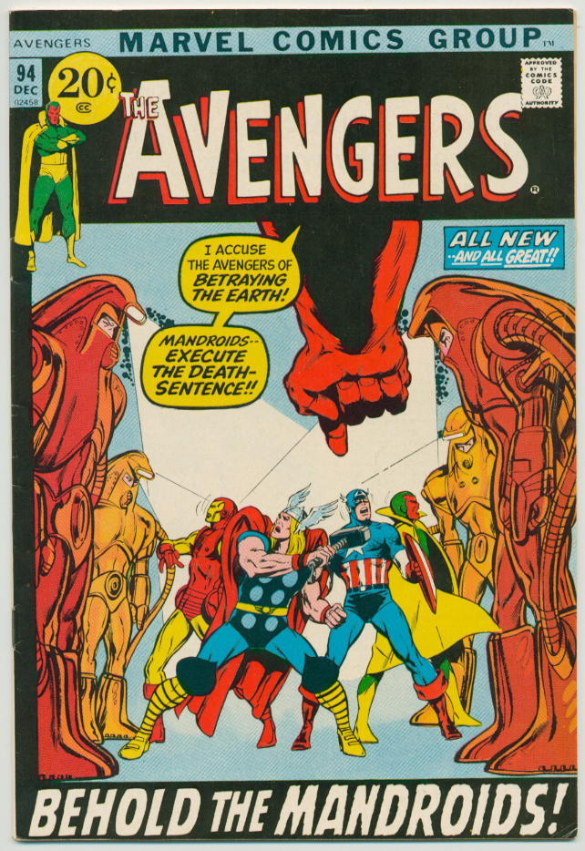 Image of Avengers 94 provided by StreetLifeComics.com