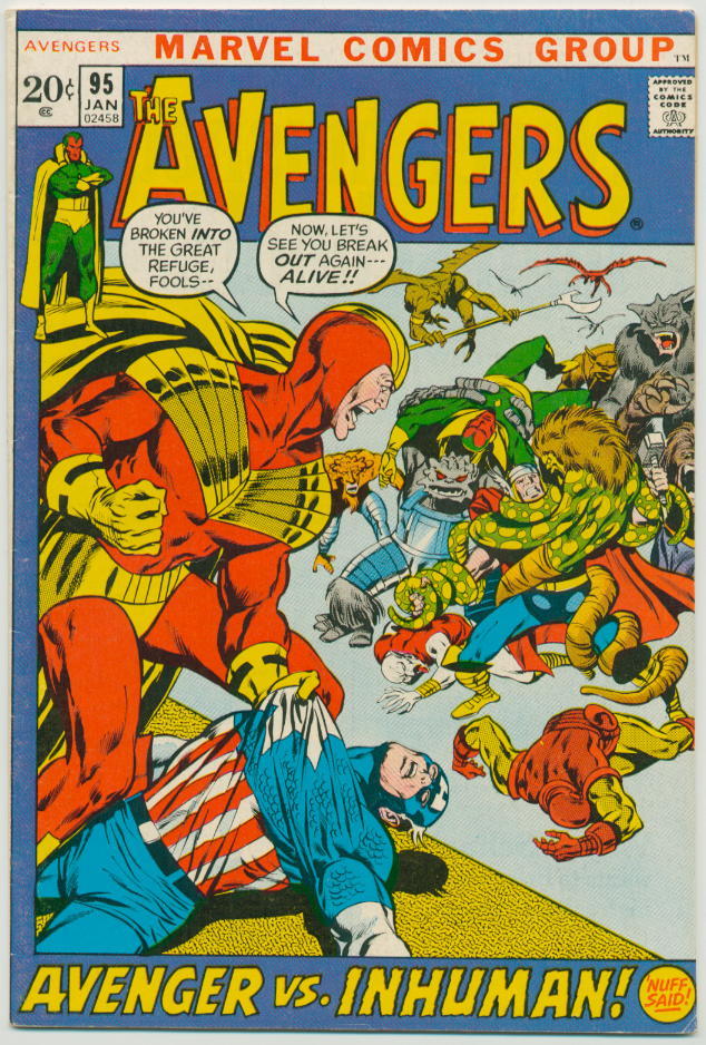 Image of Avengers 95 provided by StreetLifeComics.com