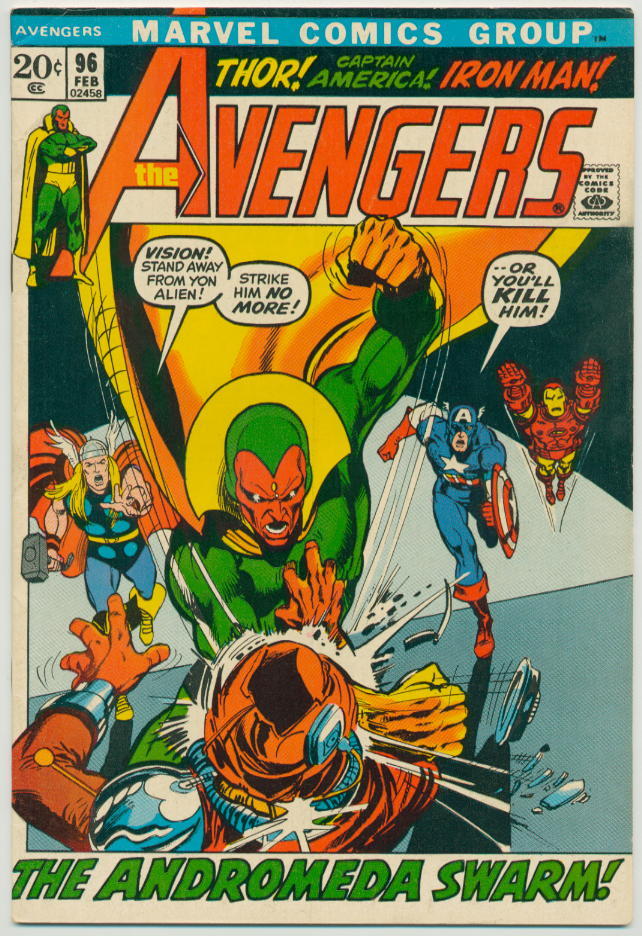 Image of Avengers 96 provided by StreetLifeComics.com