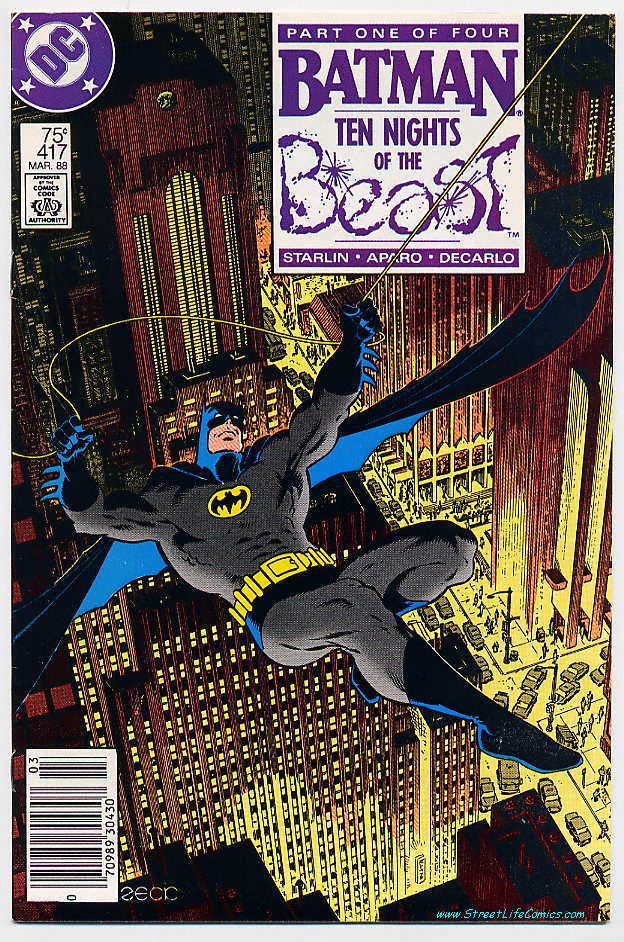 Image of Batman 417 provided by StreetLifeComics.com