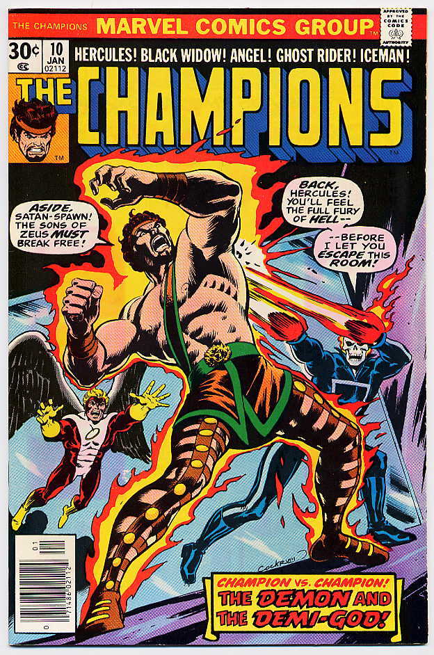 Image of Champions 10 provided by StreetLifeComics.com
