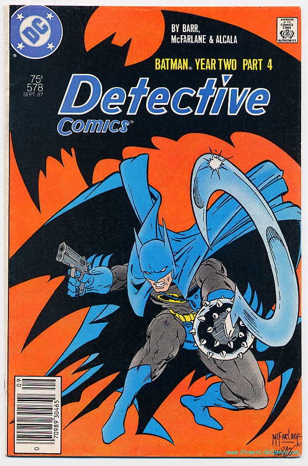 Image of Detective Comics 578 provided by StreetLifeComics.com