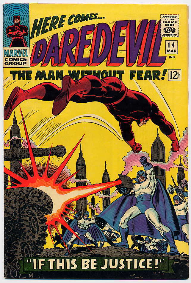 Image of Daredevil 14 provided by StreetLifeComics.com