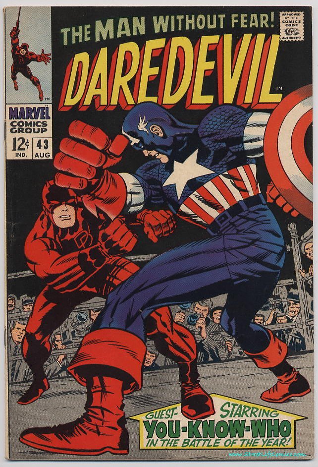 Image of Daredevil 43 provided by StreetLifeComics.com