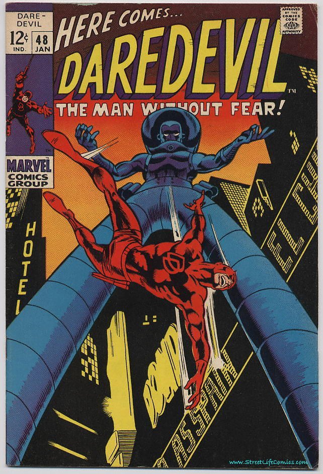 Image of Daredevil 48 provided by StreetLifeComics.com