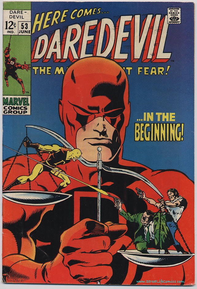 Image of Daredevil 53 provided by StreetLifeComics.com