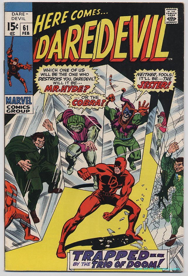 Image of Daredevil 61 provided by StreetLifeComics.com