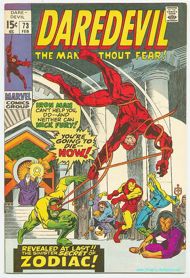 Image of Daredevil 73 provided by StreetLifeComics.com