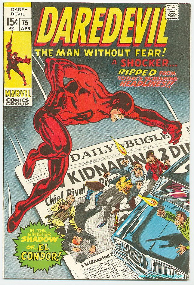 Image of Daredevil 75 provided by StreetLifeComics.com