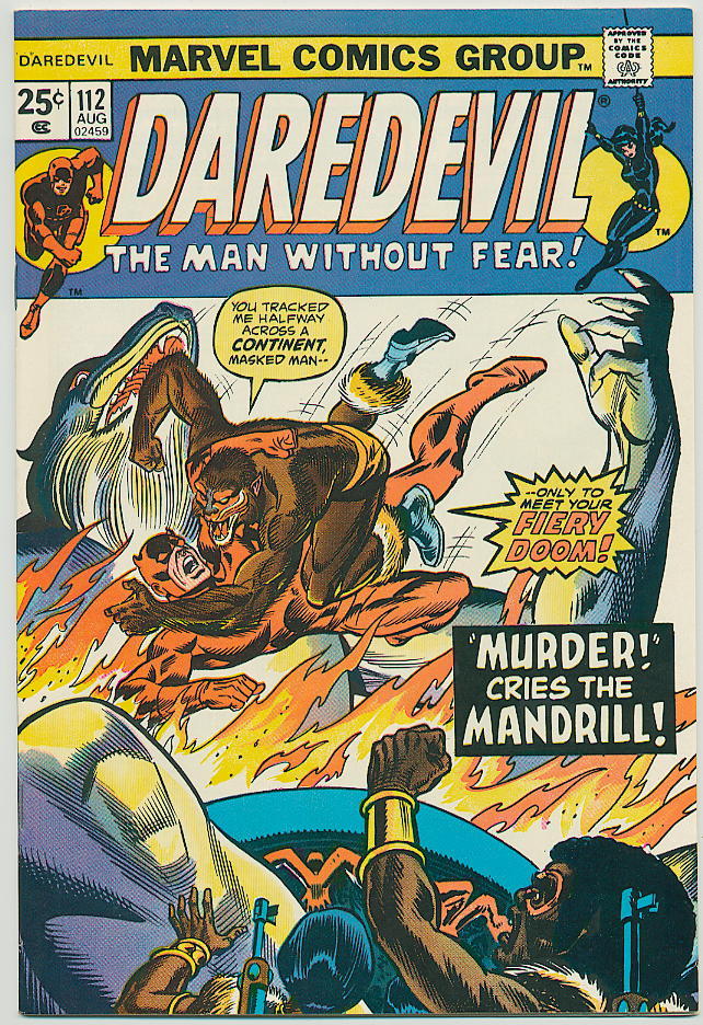 Image of Daredevil 112 provided by StreetLifeComics.com
