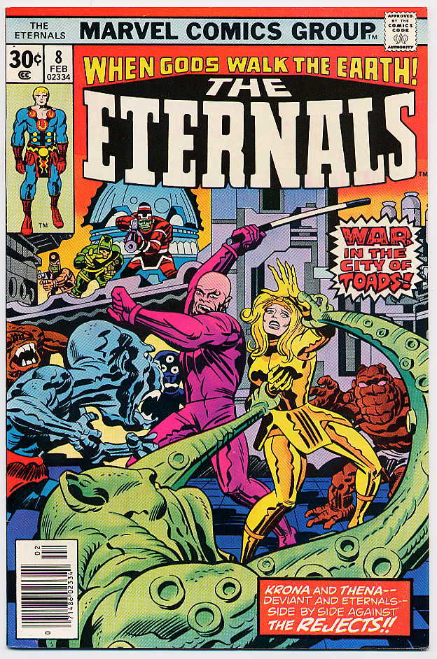 Image of Eternals 8 provided by StreetLifeComics.com