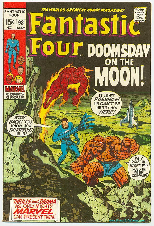 Image of Fantastic Four 98 provided by StreetLifeComics.com