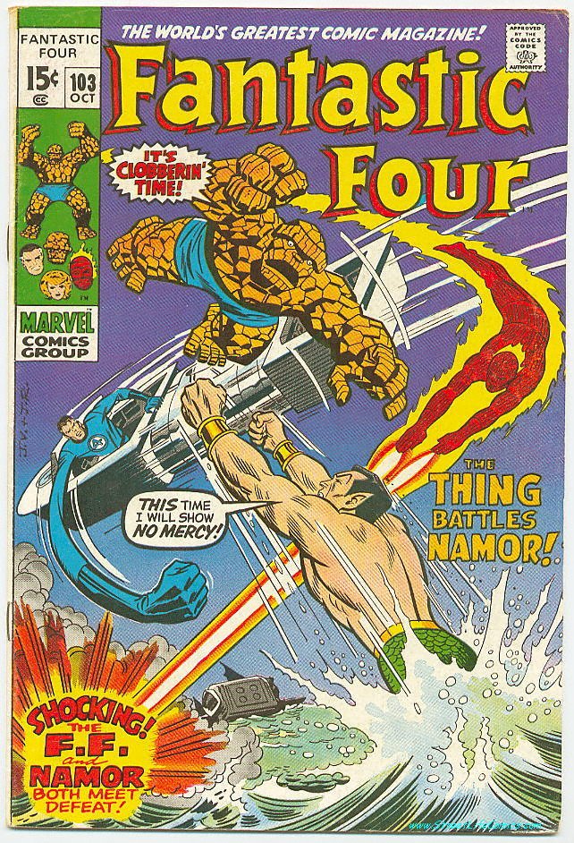 Image of Fantastic Four 103 provided by StreetLifeComics.com