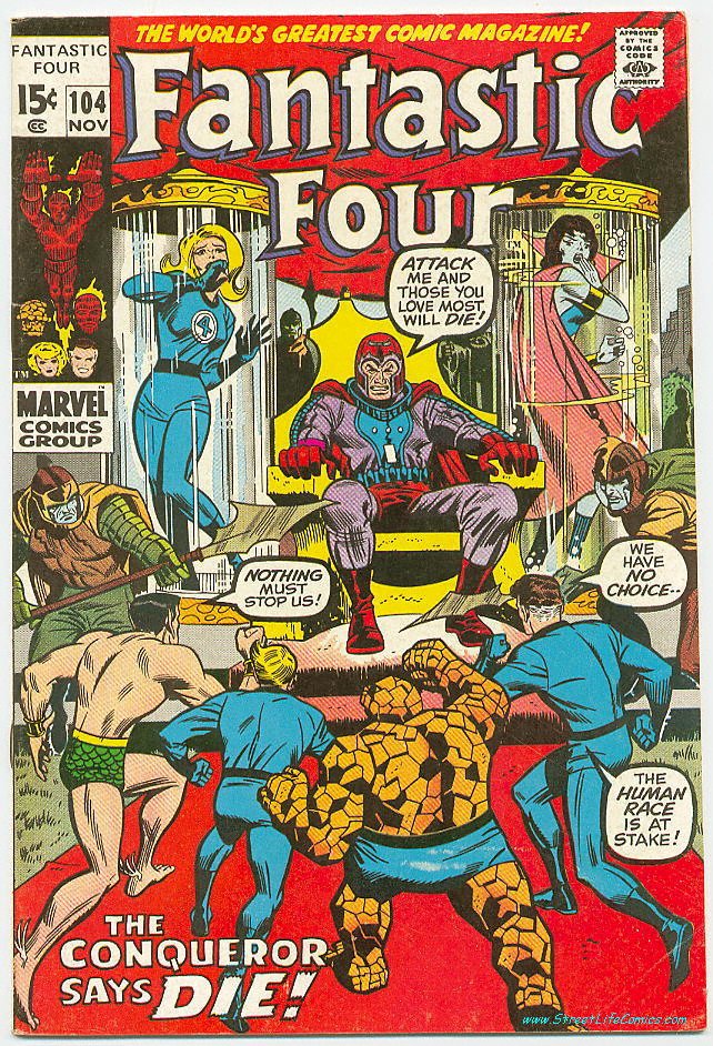Image of Fantastic Four 104 provided by StreetLifeComics.com