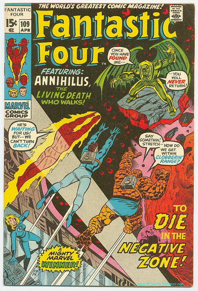 Image of Fantastic Four 109 provided by StreetLifeComics.com