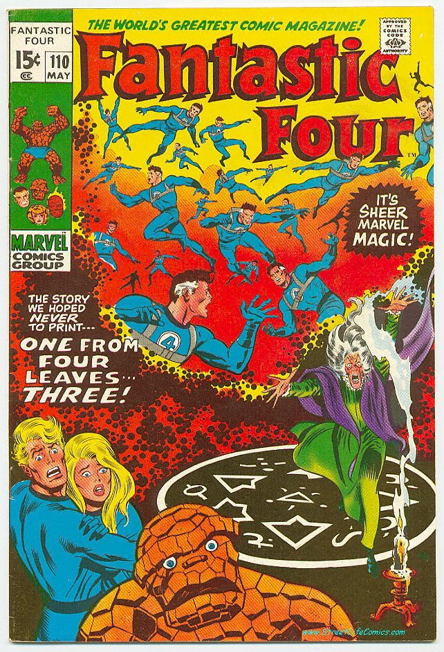 Image of Fantastic Four 110 provided by StreetLifeComics.com
