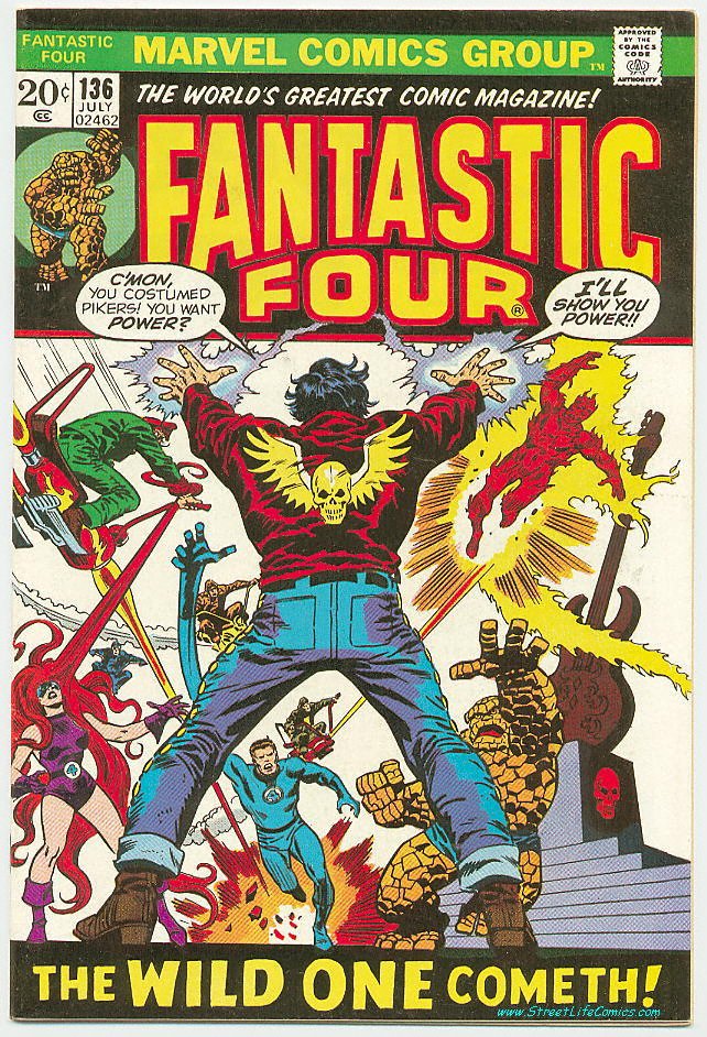 Image of Fantastic Four 136 provided by StreetLifeComics.com