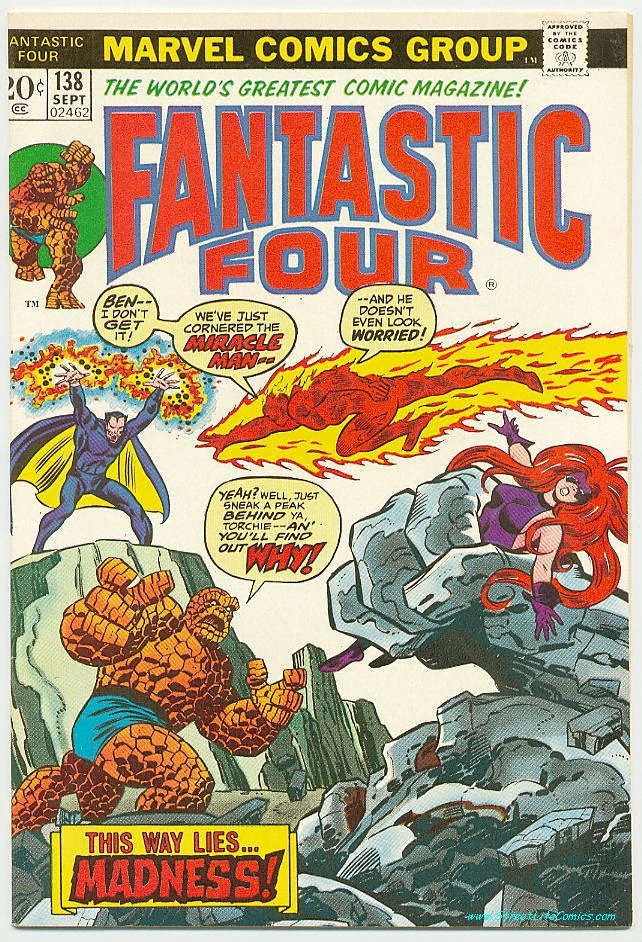 Image of Fantastic Four 138 provided by StreetLifeComics.com