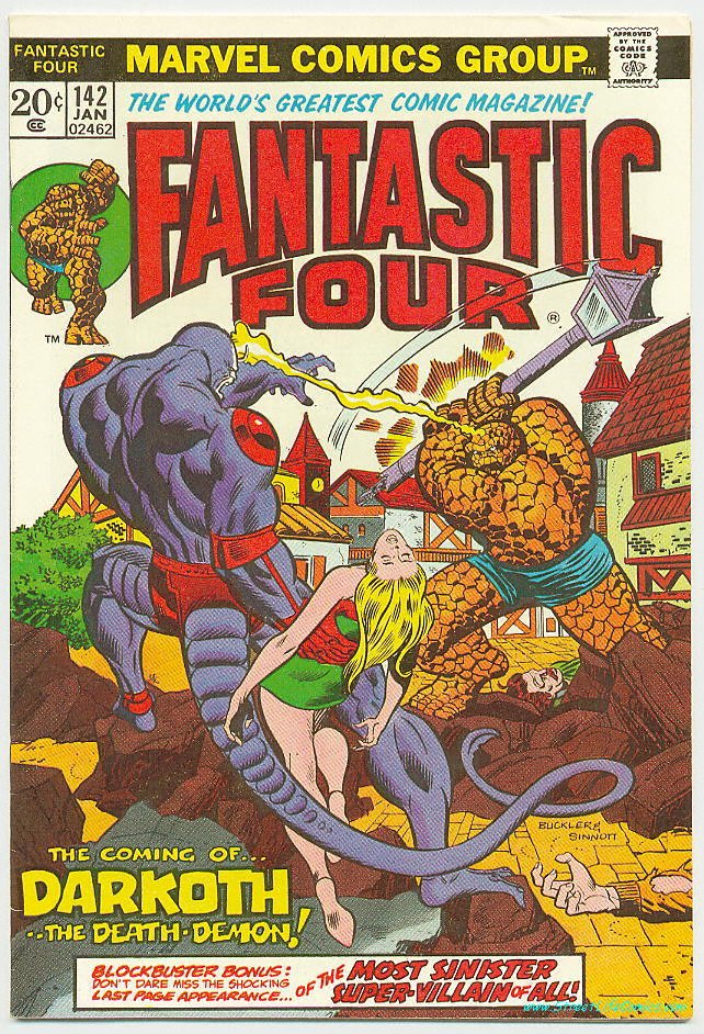 Image of Fantastic Four 142 provided by StreetLifeComics.com