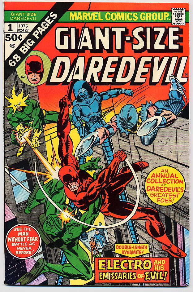 Image of Giant Size Daredevil 1 provided by StreetLifeComics.com