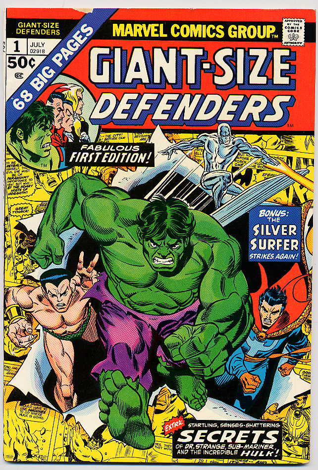 Image of Giant Size Defenders 1 provided by StreetLifeComics.com