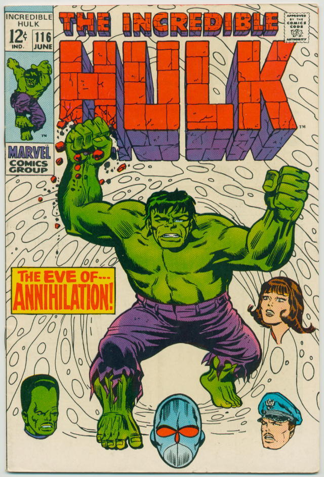 Image of Incredible Hulk 116 provided by StreetLifeComics.com