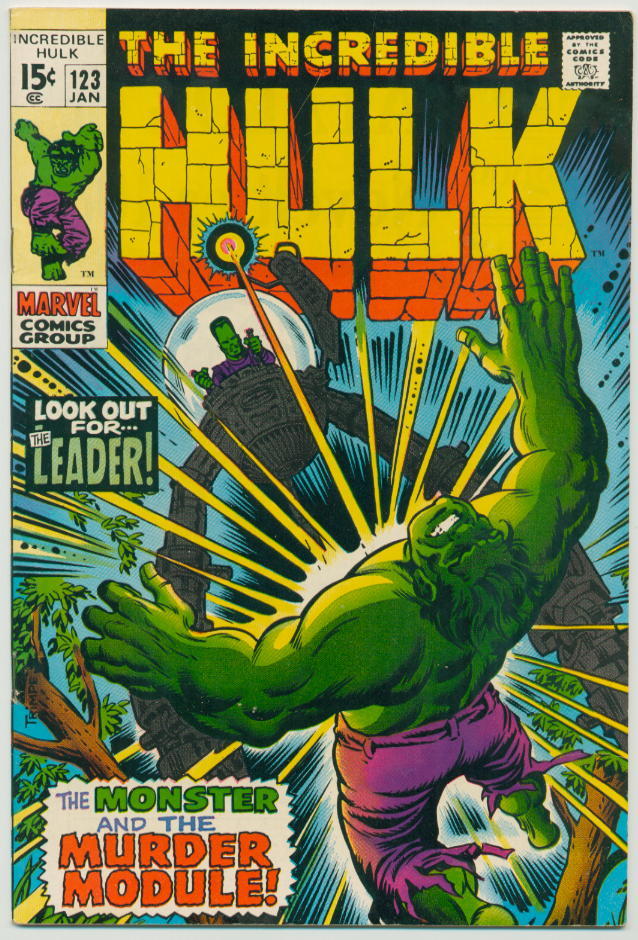 Image of Incredible Hulk 123 provided by StreetLifeComics.com