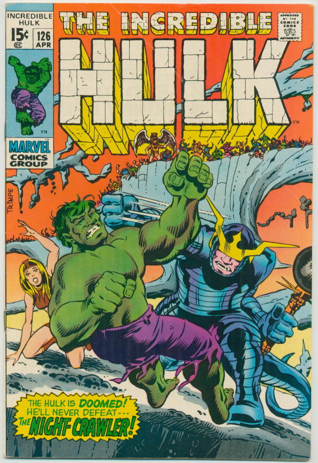 Image of Incredible Hulk 126 provided by StreetLifeComics.com