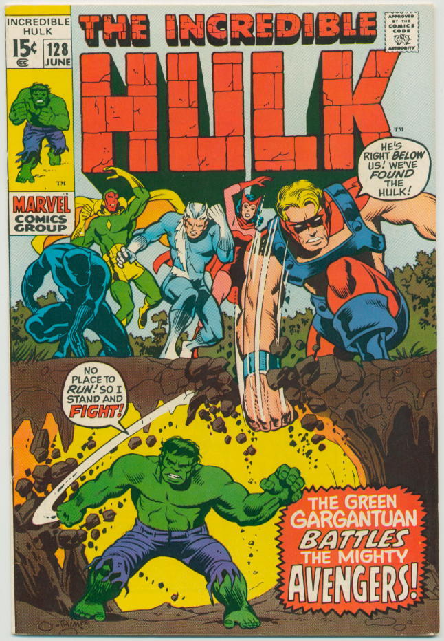 Image of Incredible Hulk 128 provided by StreetLifeComics.com