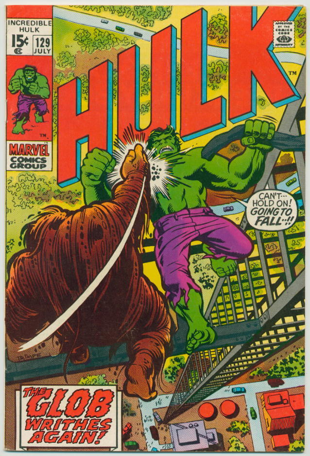 Image of Incredible Hulk 129 provided by StreetLifeComics.com