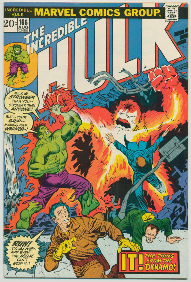 Image of Incredible Hulk 166 provided by StreetLifeComics.com