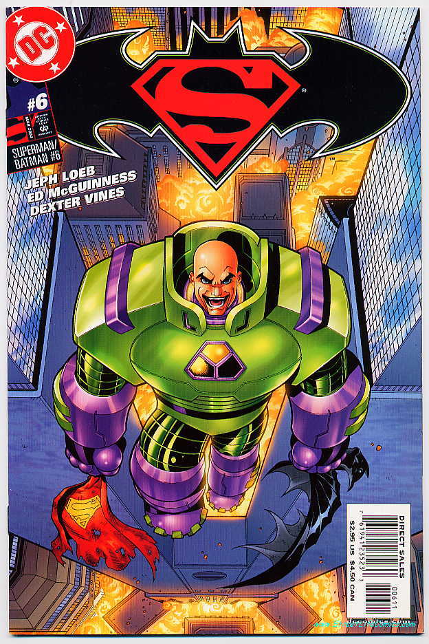 Image of Superman/Batman 6 provided by StreetLifeComics.com