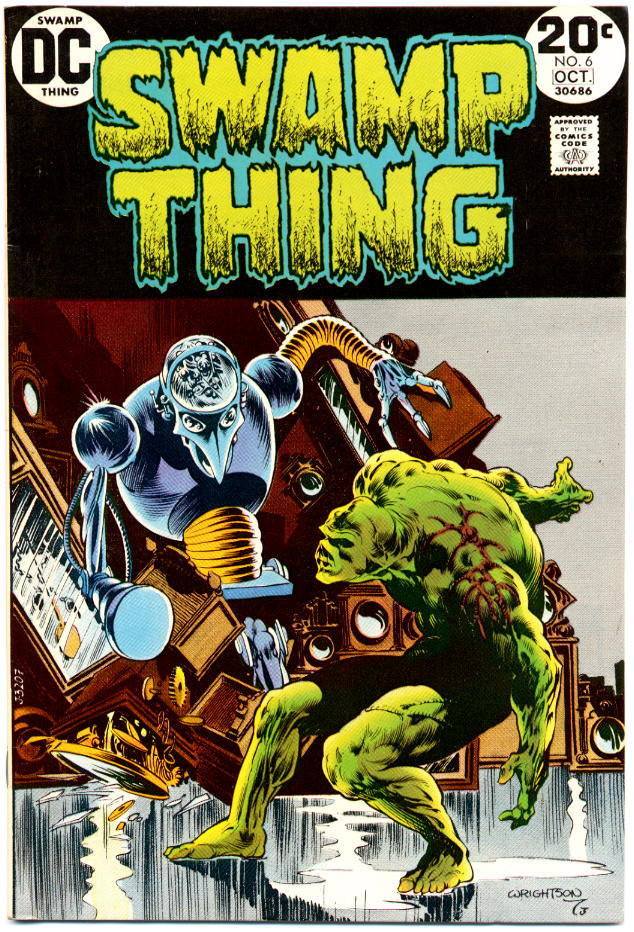 Image of Swamp Thing 6 provided by StreetLifeComics.com