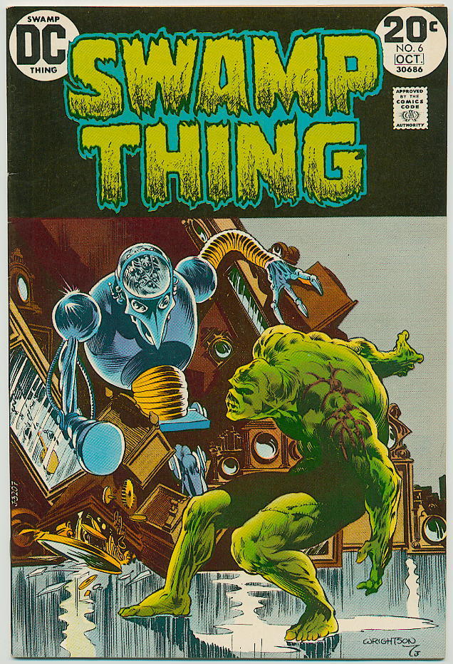 Image of Swamp Thing 6 provided by StreetLifeComics.com