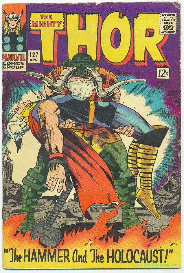 Image of Thor 127 provided by StreetLifeComics.com