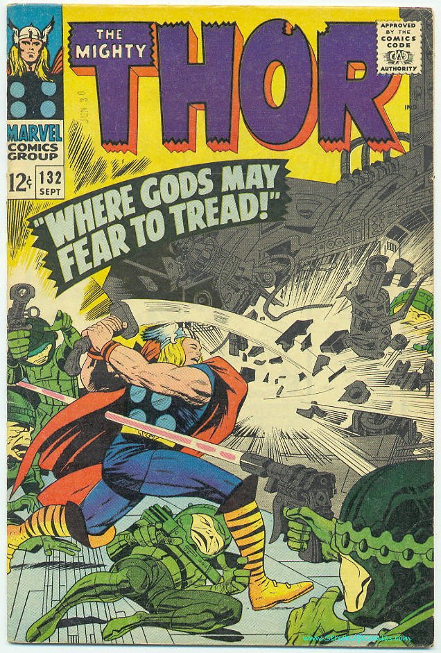 Image of Thor 132 provided by StreetLifeComics.com