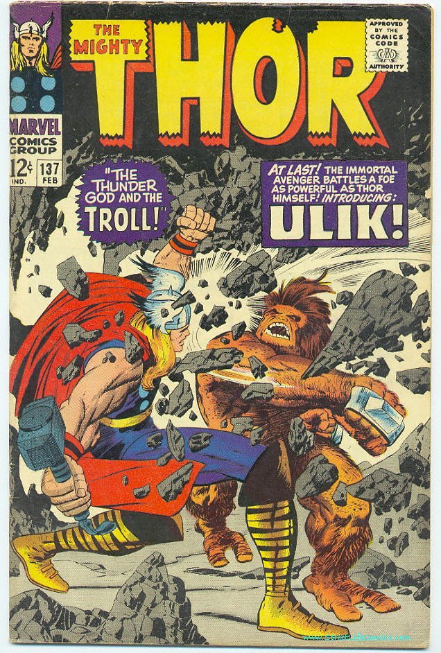 Image of Thor 137 provided by StreetLifeComics.com