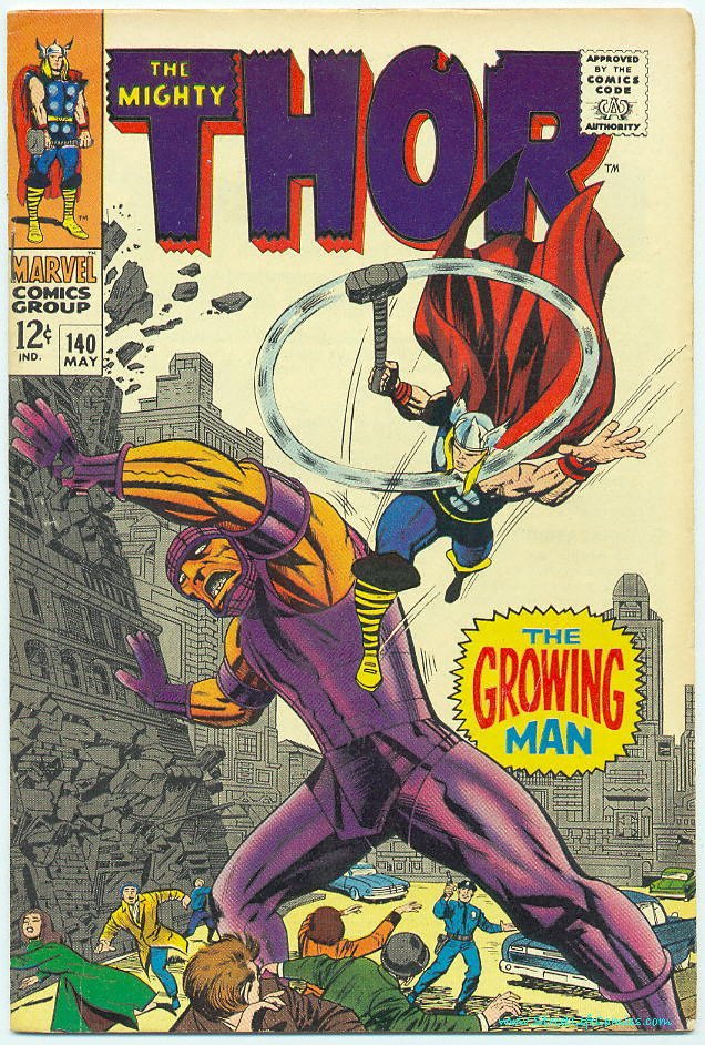 Image of Thor 140 provided by StreetLifeComics.com