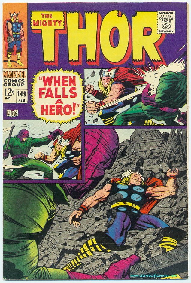 Image of Thor 149 provided by StreetLifeComics.com