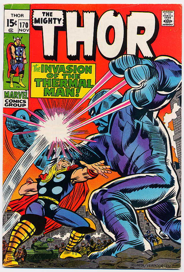 Image of Thor 170 provided by StreetLifeComics.com