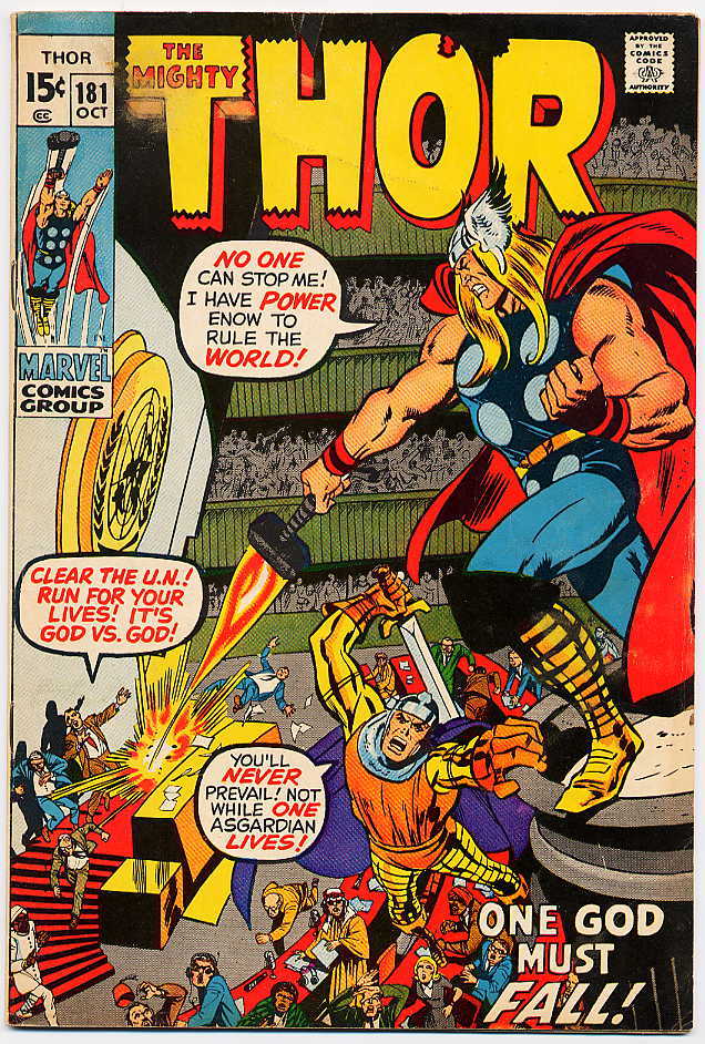 Image of Thor 181 provided by StreetLifeComics.com