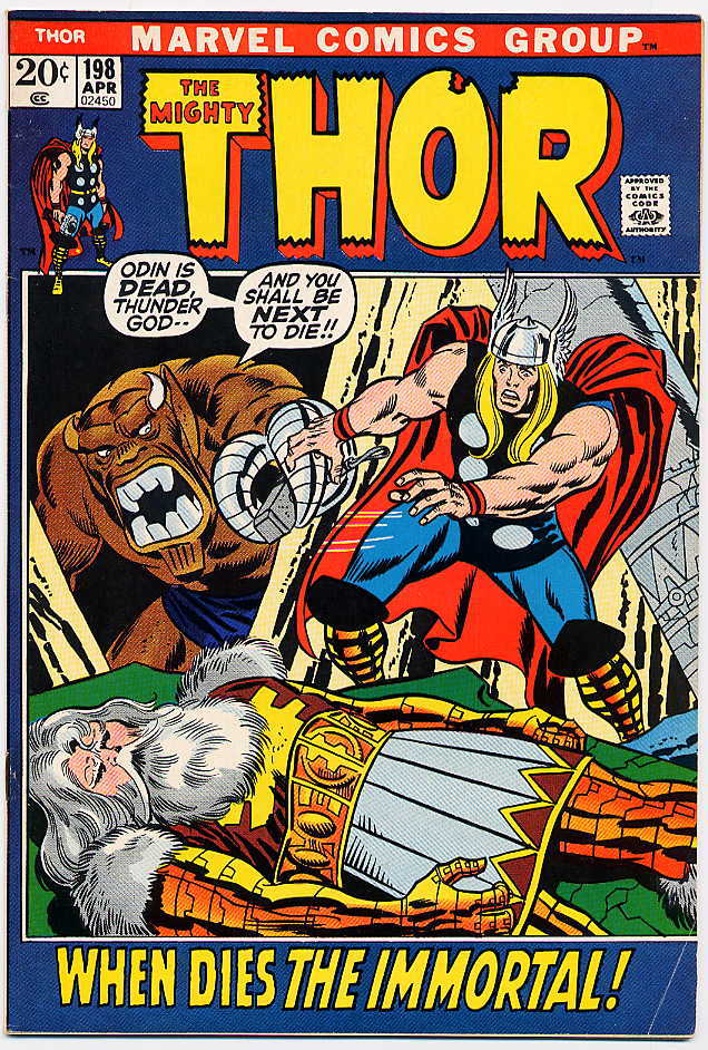 Image of Thor 198 provided by StreetLifeComics.com