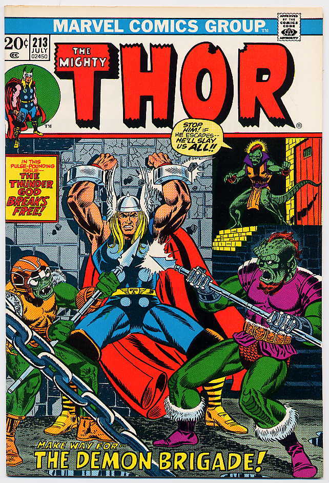 Image of Thor 213 provided by StreetLifeComics.com