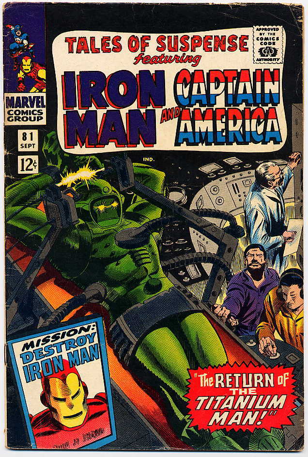 Image of Tales of Suspense 81 provided by StreetLifeComics.com