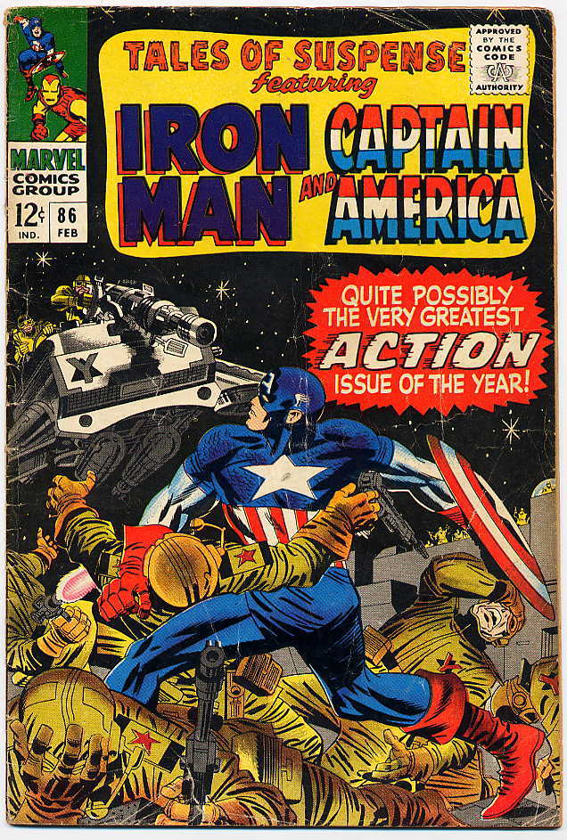 Image of Tales of Suspense 86 provided by StreetLifeComics.com