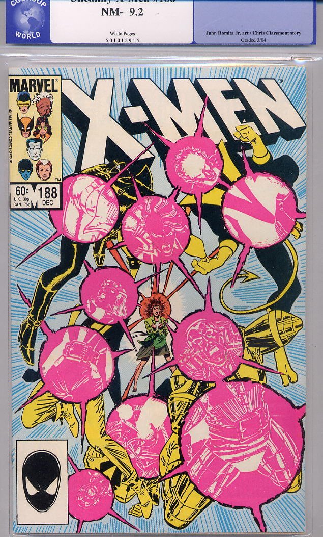 Image of Uncanny X-Men 188 provided by StreetLifeComics.com